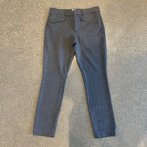 Gap black tweed signature skinny ankle dress pants size 2